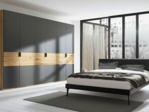 miniaturka Elegancka drewniana szafa K60EF4E