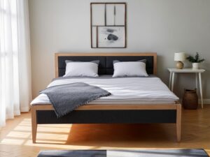miniaturka Łóżko dębowe do wygodnej sypialni Faterara