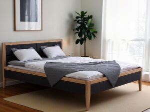 miniaturka Łóżko dębowe do wygodnej sypialni Faterara