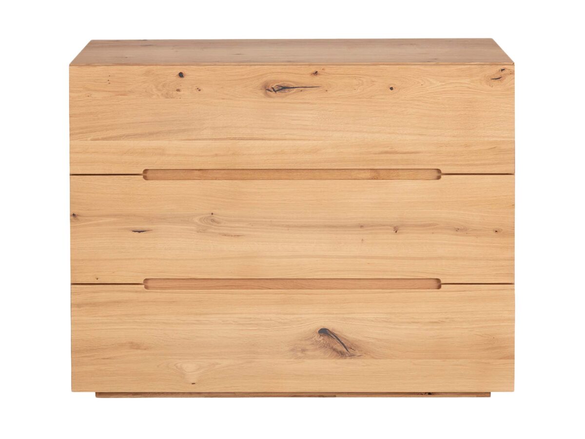 Pojemna drewniana komoda Macari 3L