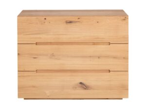 Pojemna drewniana komoda Macari 3L