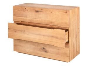 miniaturka Pojemna drewniana komoda Macari 3L