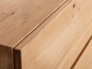 miniaturka Pojemna drewniana komoda Macari 3L