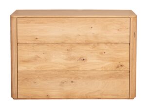 Drewniana komoda z litego drewna Lelina 3L