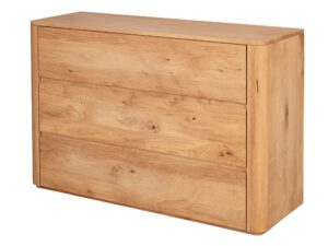 miniaturka Drewniana komoda z litego drewna Lelina 3L