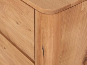 miniaturka Drewniana komoda z litego drewna Lelina 3L