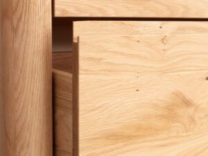 miniaturka Drewniana komoda z litego drewna Lelina 3L