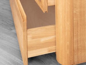 miniaturka Drewniana komoda z litego drewna Lelina 3L