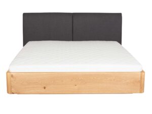 Wysokiej jakości łóżko dębowe do sypialni Lelina A DĄB