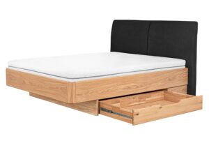 miniaturka Łóżko dębowe do nowoczesnych wnętrz Lelina L